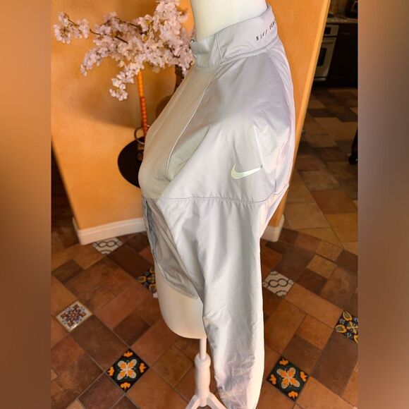 Nike Running Division Platinum Fleece Hybrid Weather-Resistant Jacket XS Women - Picture 2 of 10